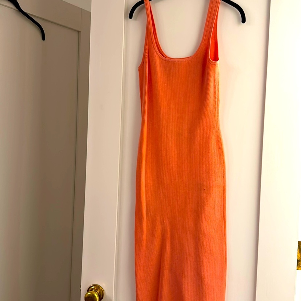 Intermix - Bodycon Coral Dress - Small